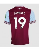 West Ham United Edson Alvarez #19 Domácí Dres 2024-25 Krátký Rukáv